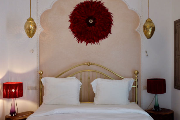 Photo of our Red Room. For romantic couples. Luxury. 